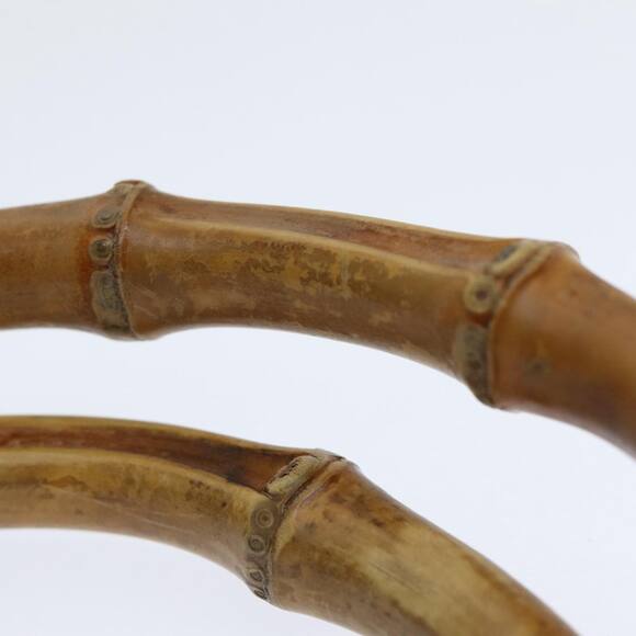 GUCCI Bamboo Hand Bag Nylon Black - Picture 8 of 16